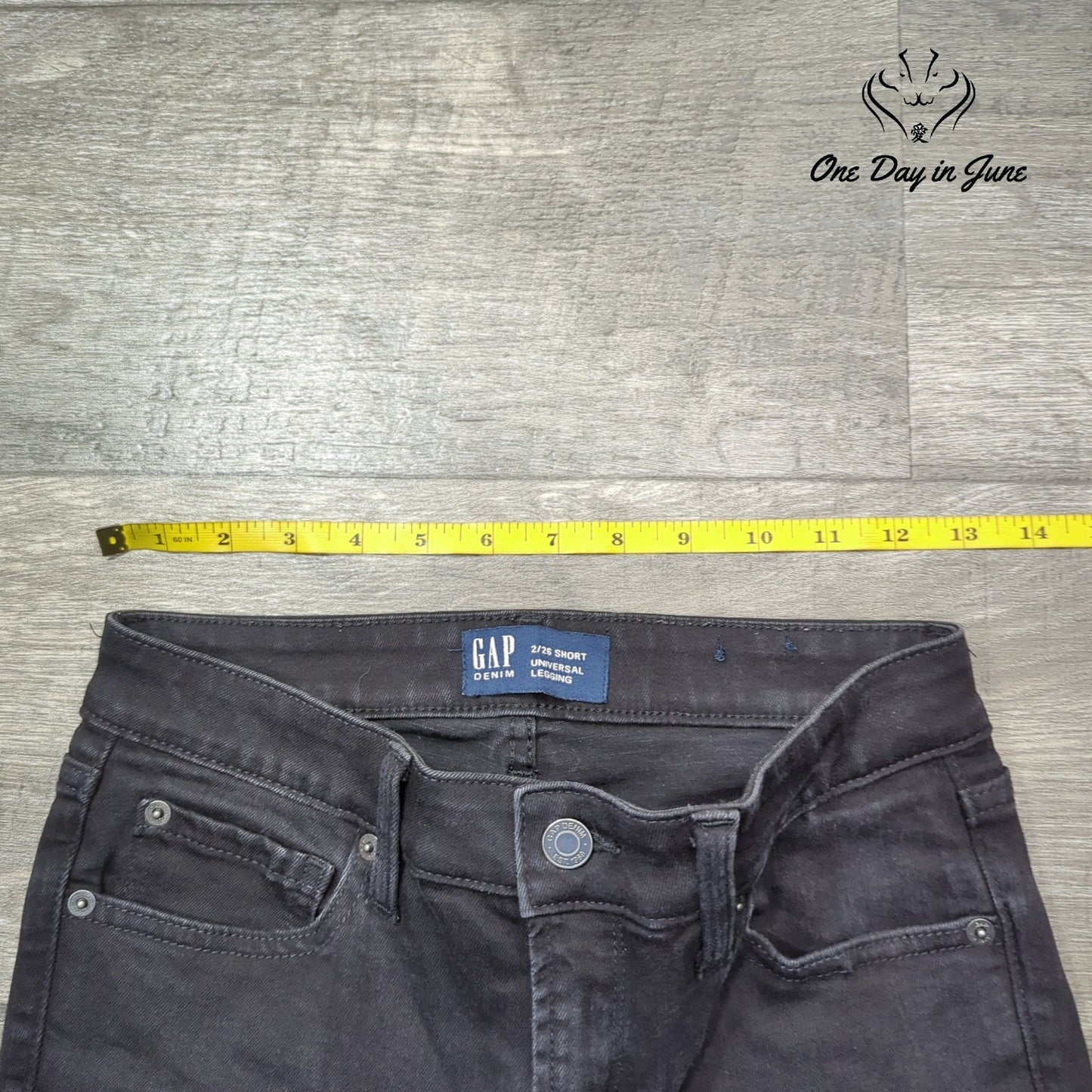 Gap Universal Legging Jeans Size 2 Short