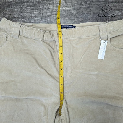 Thyme Jeans Adjustable Waist Coduroy Pants Size S/P