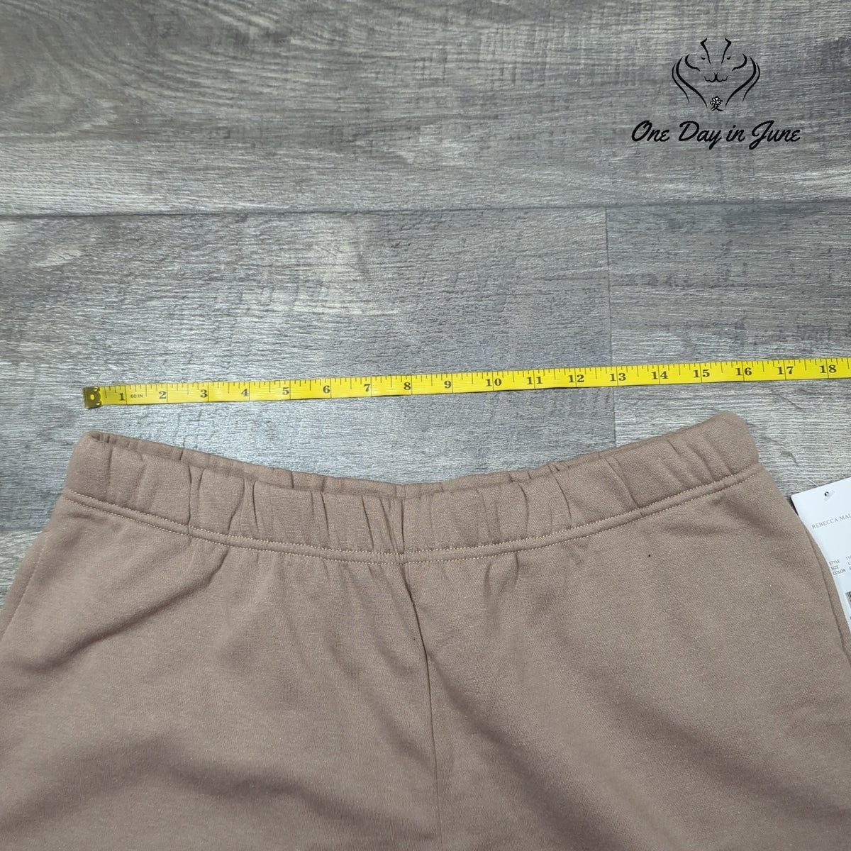 Rebecca Malone Comfort Waist Pull On Sweatpants Pine Bark Brown NWT Size L