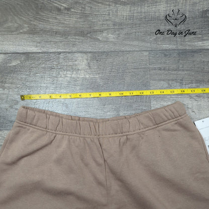 Rebecca Malone Comfort Waist Pull On Sweatpants Pine Bark Brown NWT Size L