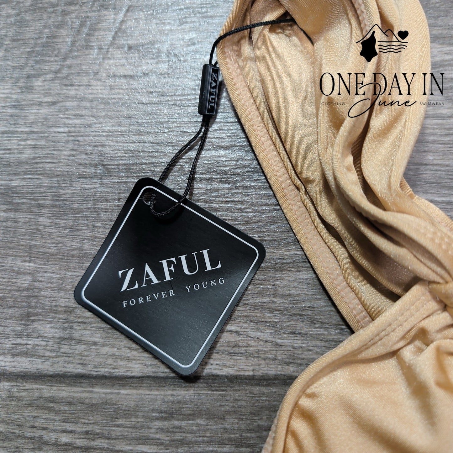 Zaful One Shoulder Bikini Swimsuit Size S