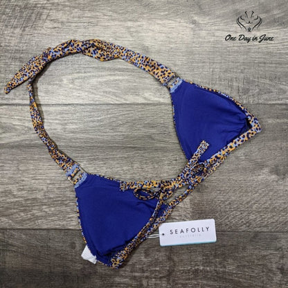 Seafolly Women's Slide Triangle Bikini Top Size 6