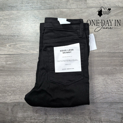 Good American Good Legs Skinny Jeans Black NWT MSRP $148 Size 6 (28)