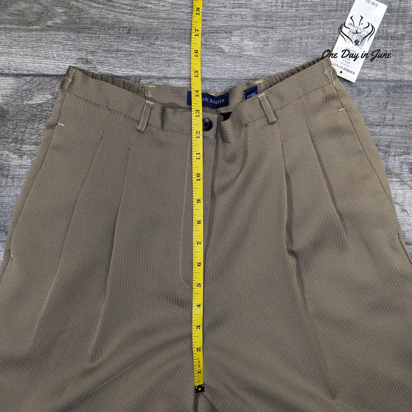 Karen Scott Pleated Dress Pants Size 10