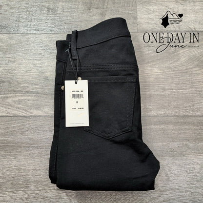 7 For All Mankind Jegging Jeans Black Skinny Stretch Denim NWT Size 2 (26)