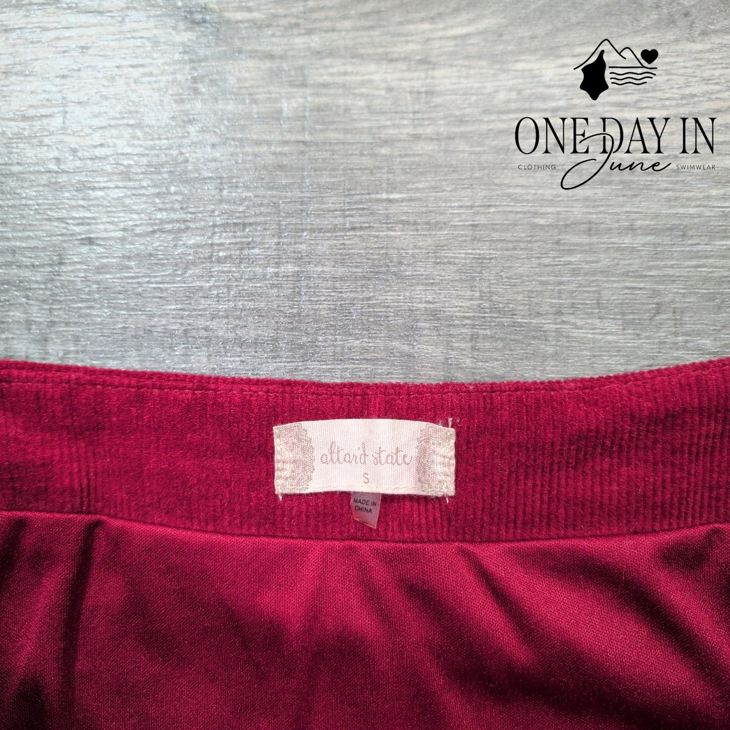 Altar'd State Corduroy Mini Skirt Size S