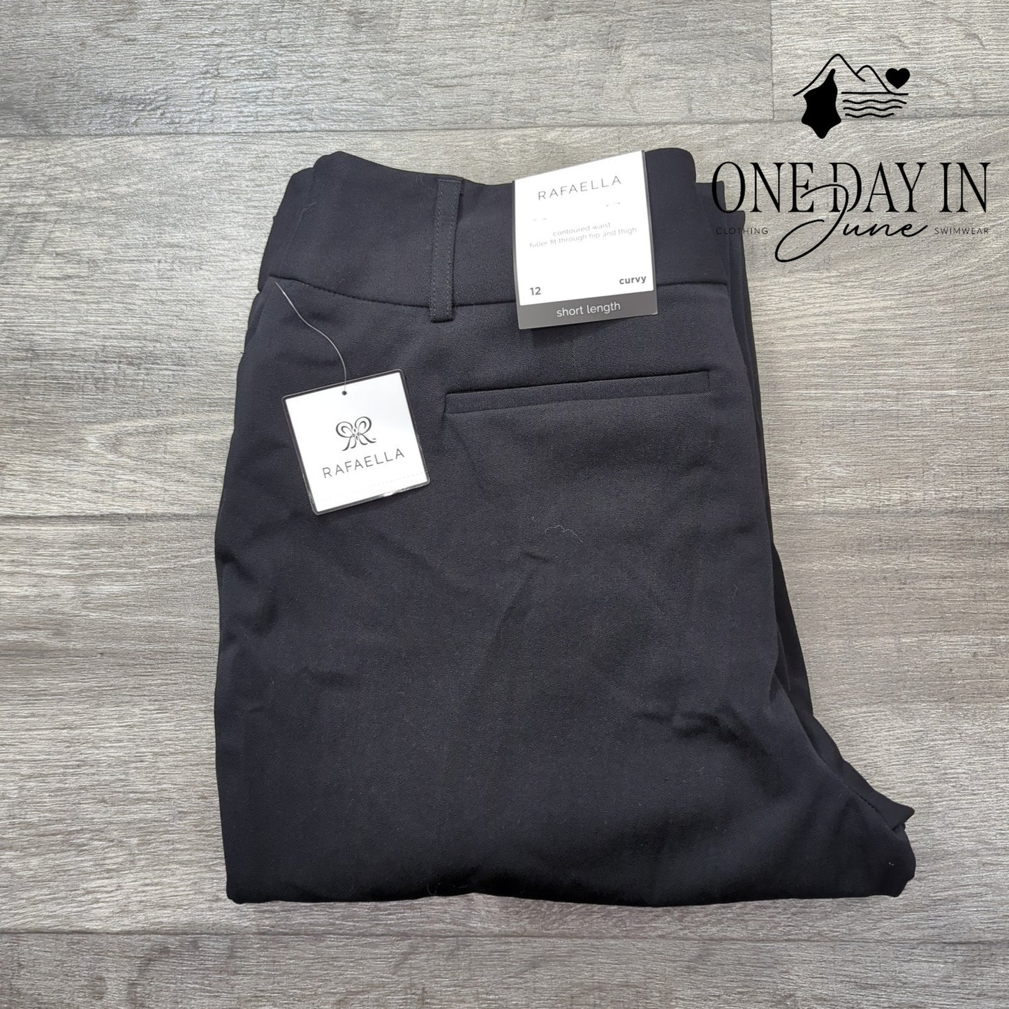 Rafaella Curvy Short Length Pants Size 12 Short