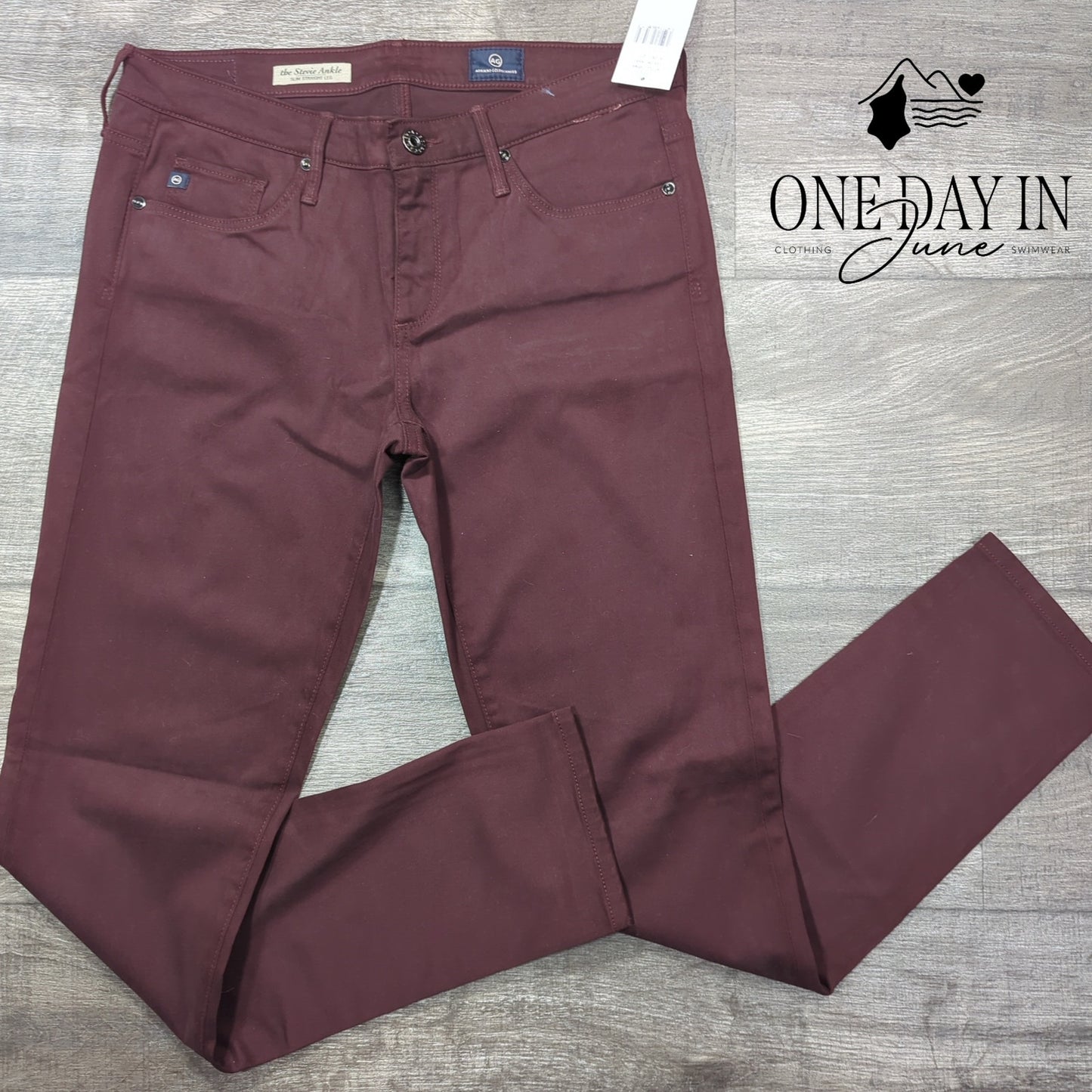 Adriano Goldschmied The Stevie Ankle Slim Straight Jeans Size 27 (4)