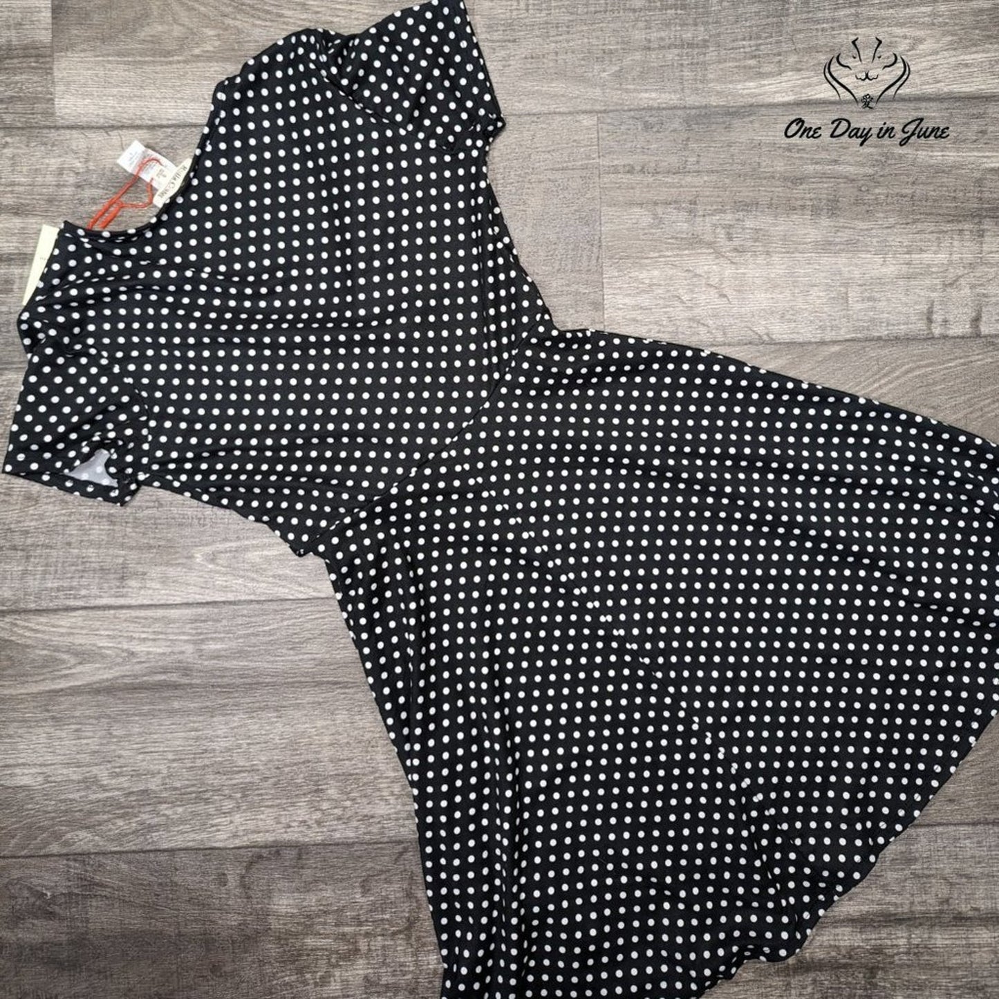 Rolla Coster Polka Dot Short Sleeve Mini Dress Size S
