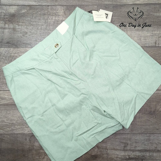 Anne Klein Linen Shorts Size 16