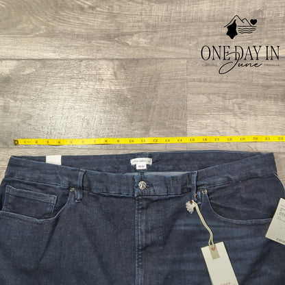 Good American Good Petite Skinny Ankle Jeans Dark Wash NWT $155 Size 28P