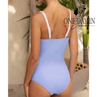 Aleumdr Cut Out One Piece Swimsuit Size M