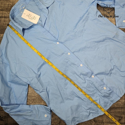 Li Li Button Down Long Sleeve Top Size L