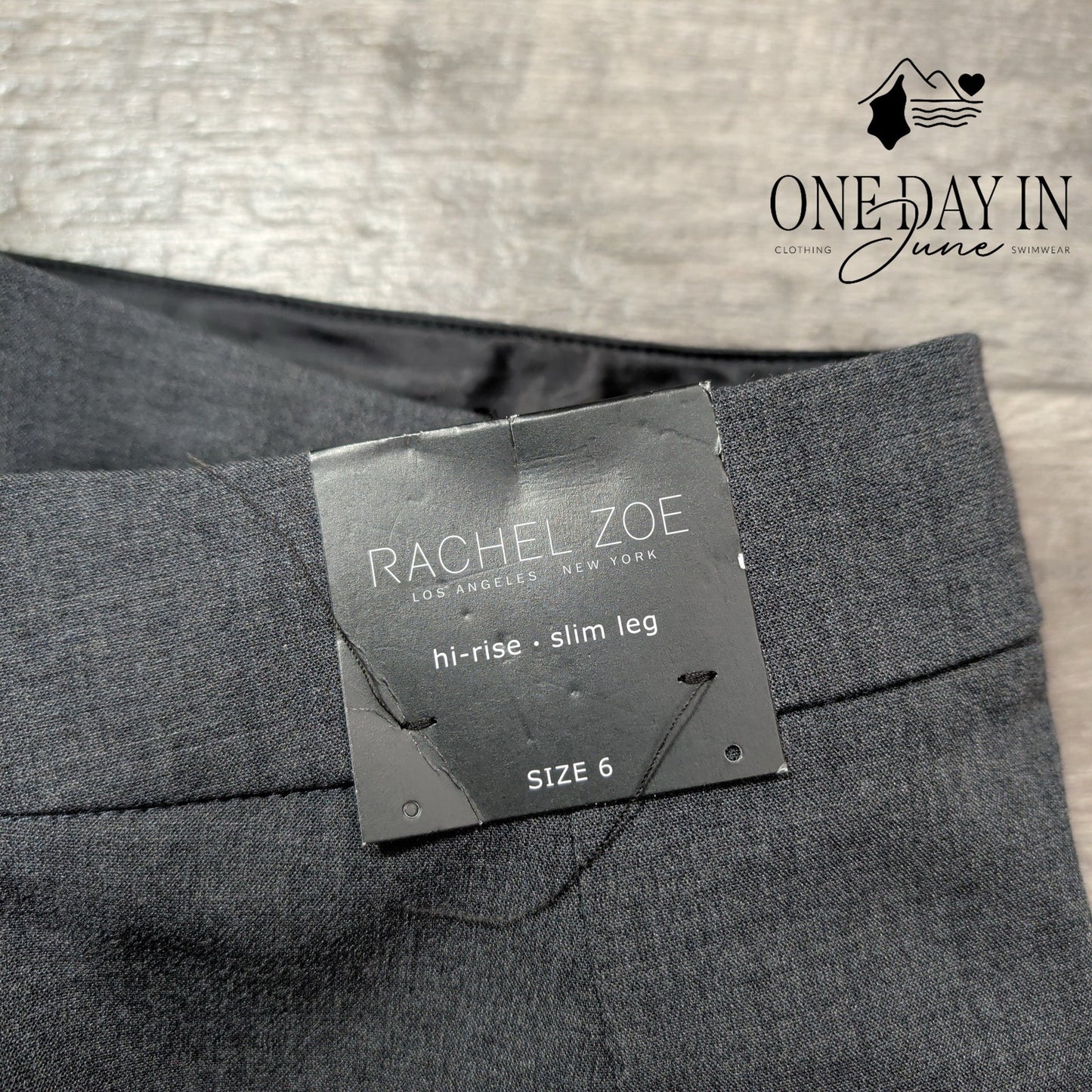Rachel Zoe High Rise Slim Leg Pants Size 6