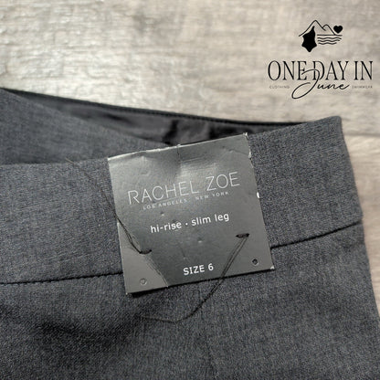 Rachel Zoe High Rise Slim Leg Pants Size 6
