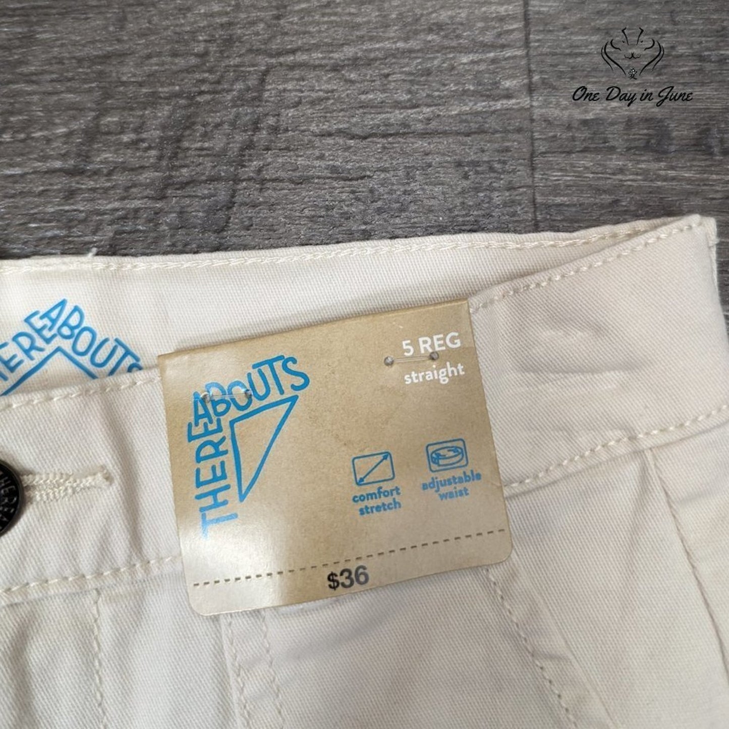 There Abouts Straight Fit Cargo Pants Size 5