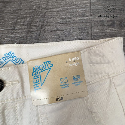 There Abouts Straight Fit Cargo Pants Size 5