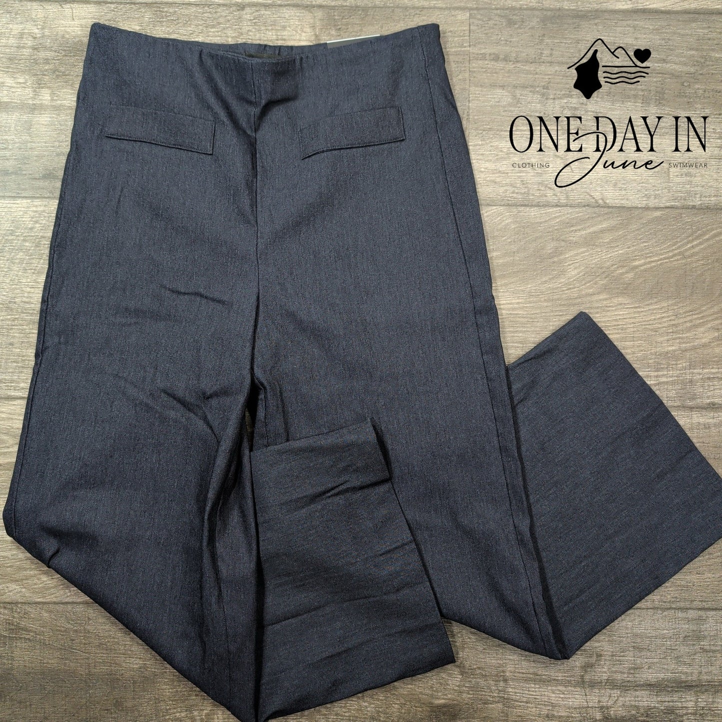 Meg & Margot Pull On Wide Leg Crop Pants Size S