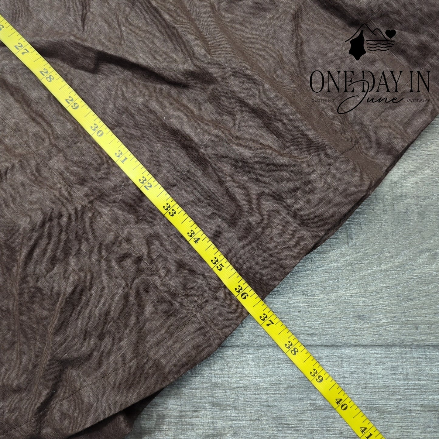 Autograph Linen Maxi Skirt Size 14