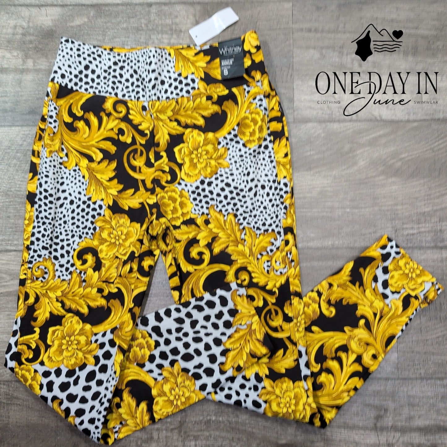 New York & Company The Whitney Pull On High Waist Ankle Pants Size S
