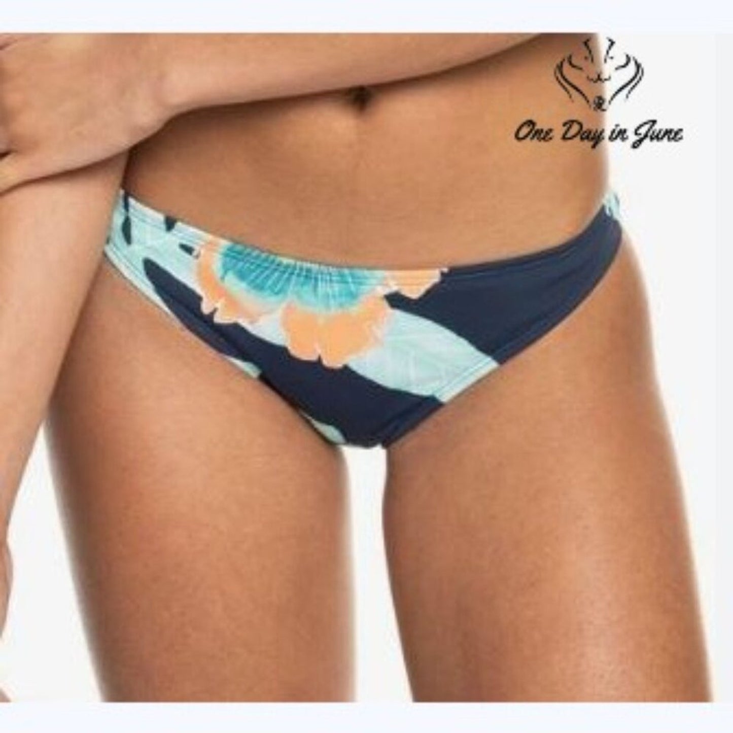 Roxy Beach Classics Moderate Bikini Bottom Size XL