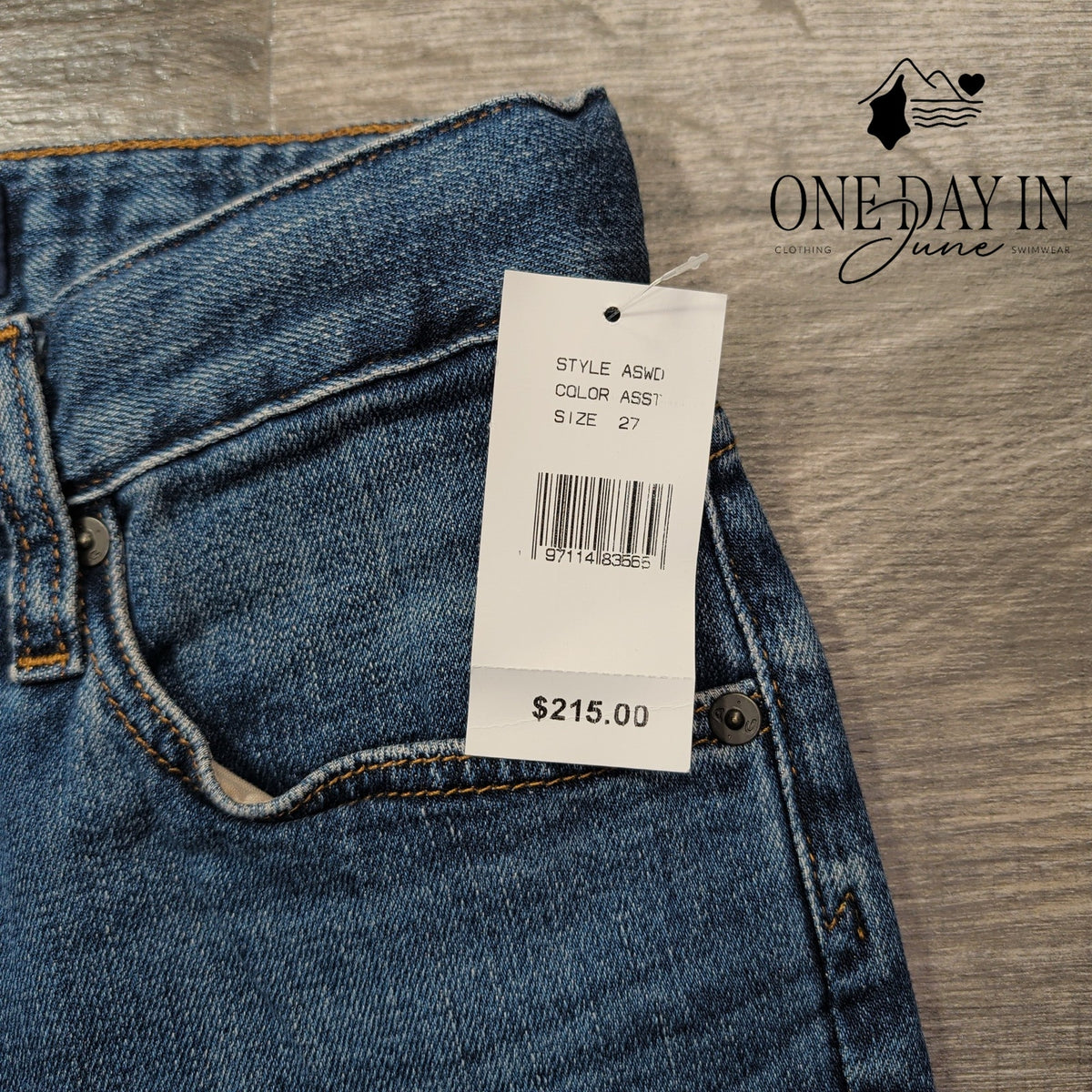AG Adriano Goldschmied Straight Crop Jeans Medium Wash NWT $215 Size 4 (27)