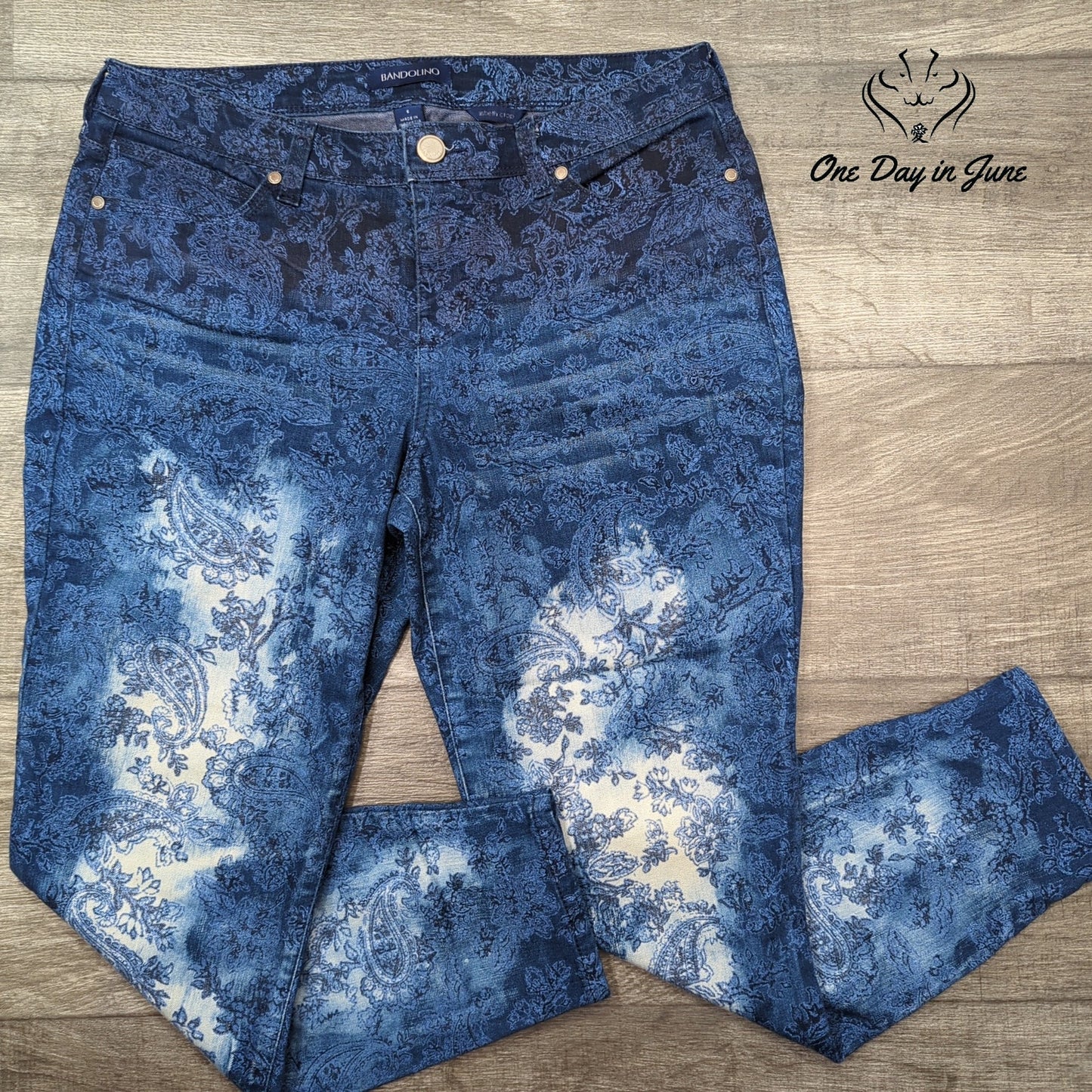 Bandolino Lisbeth Crop Jeans Size 6