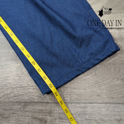 Alfred Dunner Petite Pull On Crop Jeans Size 14P