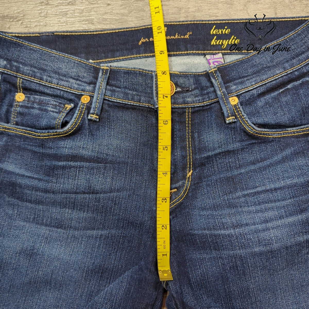 7 For All Mankind Lexie High Rise Petite Jeans Dark Wash Size 26 (2P)