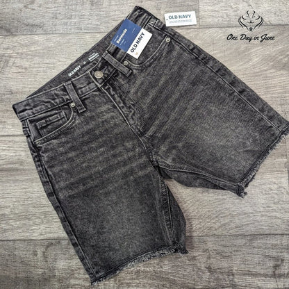 Old Navy High Rise Bermuda Denim Shorts Size 12