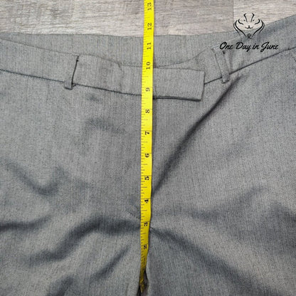 Briggs New York Petite Cropped Pants Gray Slimming Solution NWT Size 12P