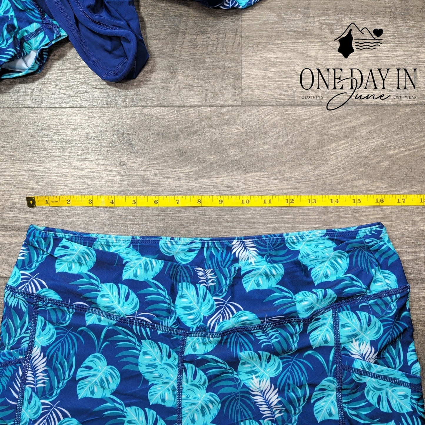 Tournesol Rashguard Boyshort Tankini Swimsuit Size 2XL