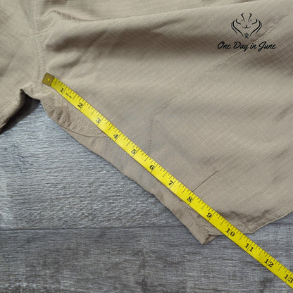Outdoor Equipment Mens Ripstop Cargo Hiking Shorts Khaki Tan NWT Size 2XL