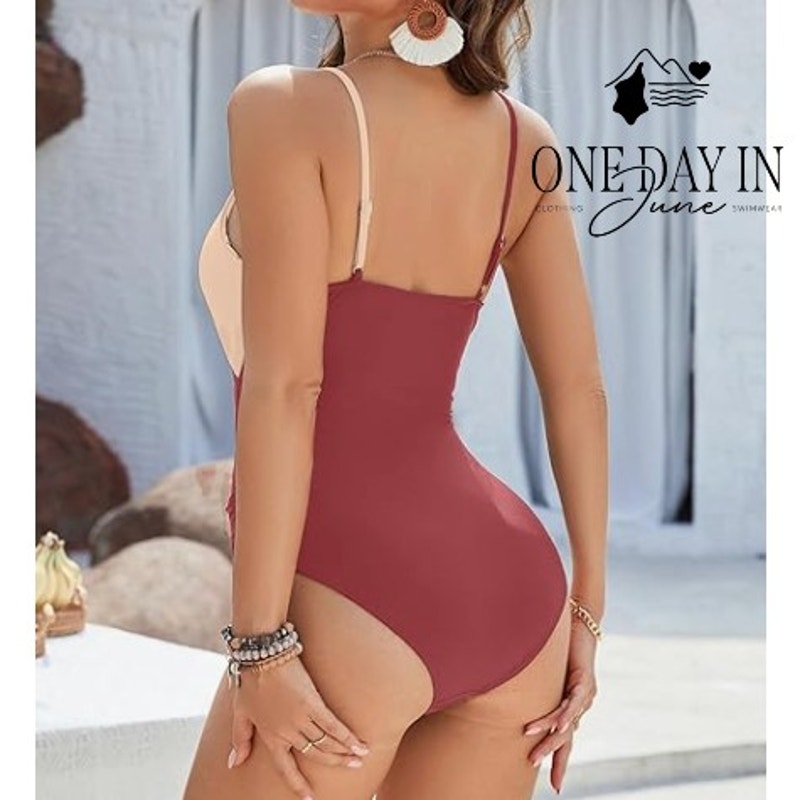 Blooming Jelly Cross Front Cut Out One Piece Swimsuit Size S