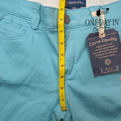 Democracy Petite Ab Solution Cuffed Ankle Skimmer Jeans Size 6P