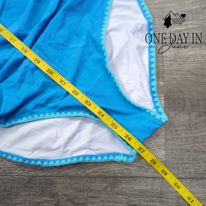 Eomenie Tie Back One Piece Swimsuit Size S