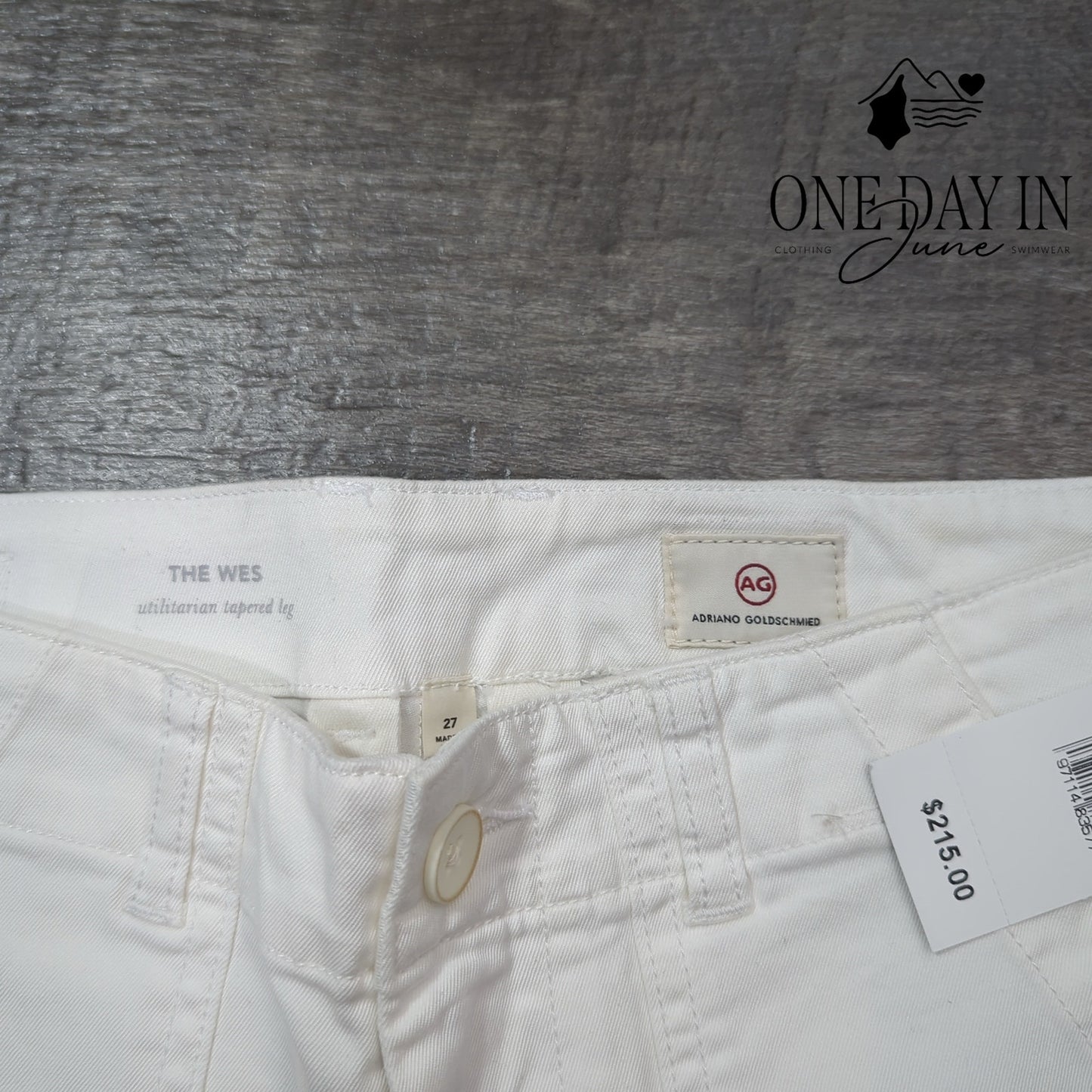 Adriano Goldschmied The Wes Utilitarian Tapered Leg Jeans Size 27 (4)