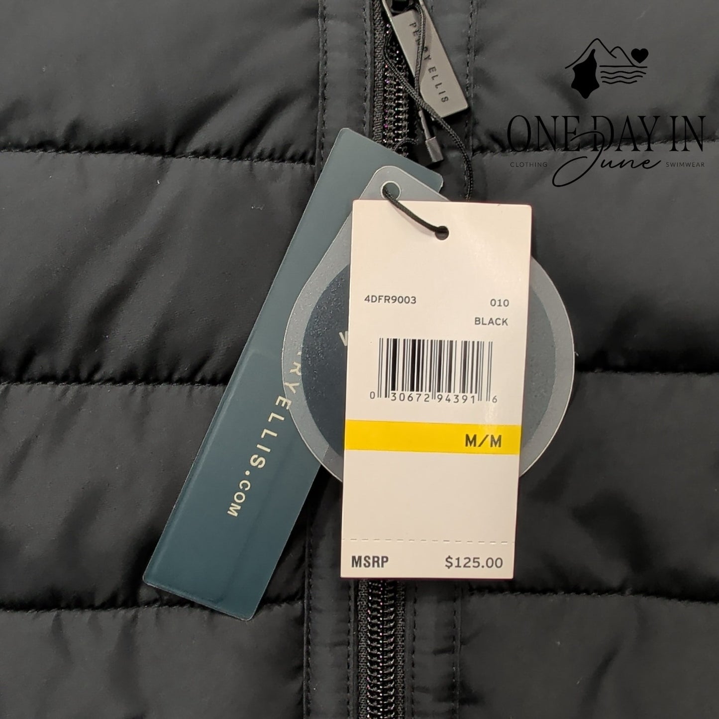 Perry Ellis Puffer Vest Size M