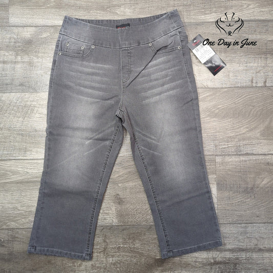 Rekucci Ease Into Comfort Capri Jeans Size 8
