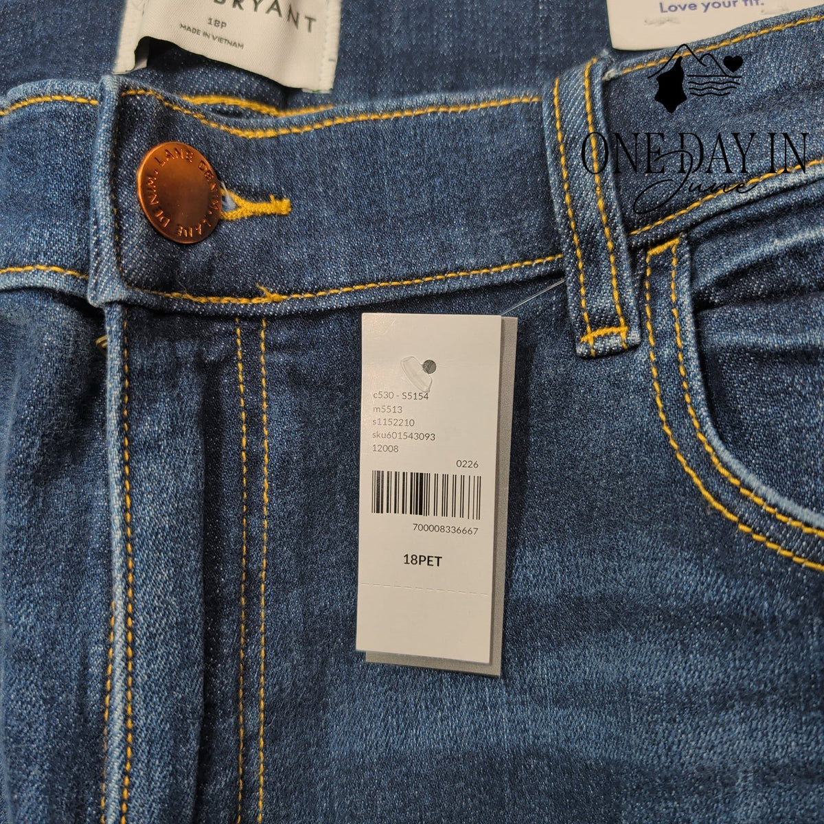 Lane Bryant Boyfriend Capri Jeans Mid Rise Petite Medium Wash NWT Size 18P