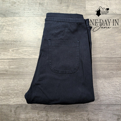 Jo Jo Jeans High Rise Straight Leg Pants Navy Blue Stretch NWT Size 2X