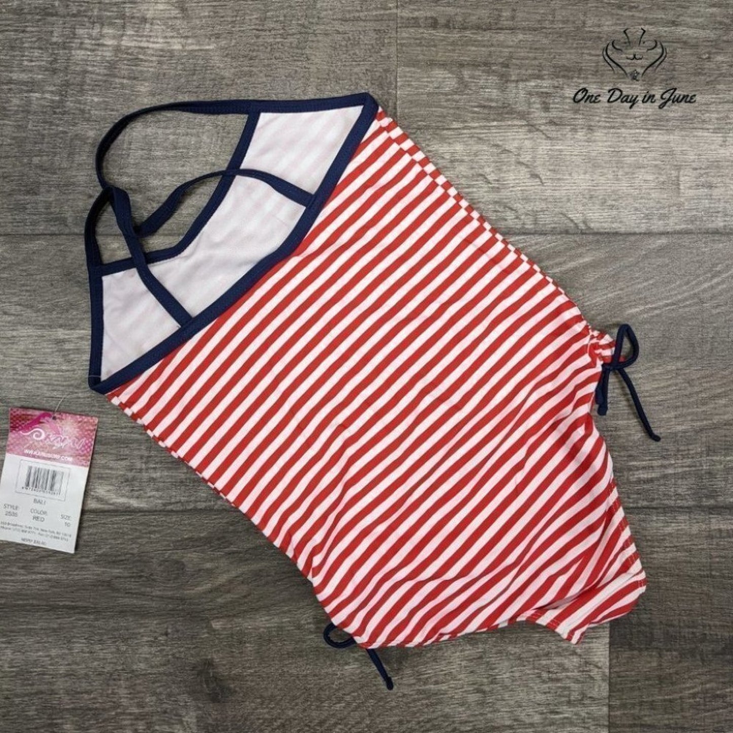 Kanu Surf Layla Beach Sport Banded One Piece Swimsuit Size 10