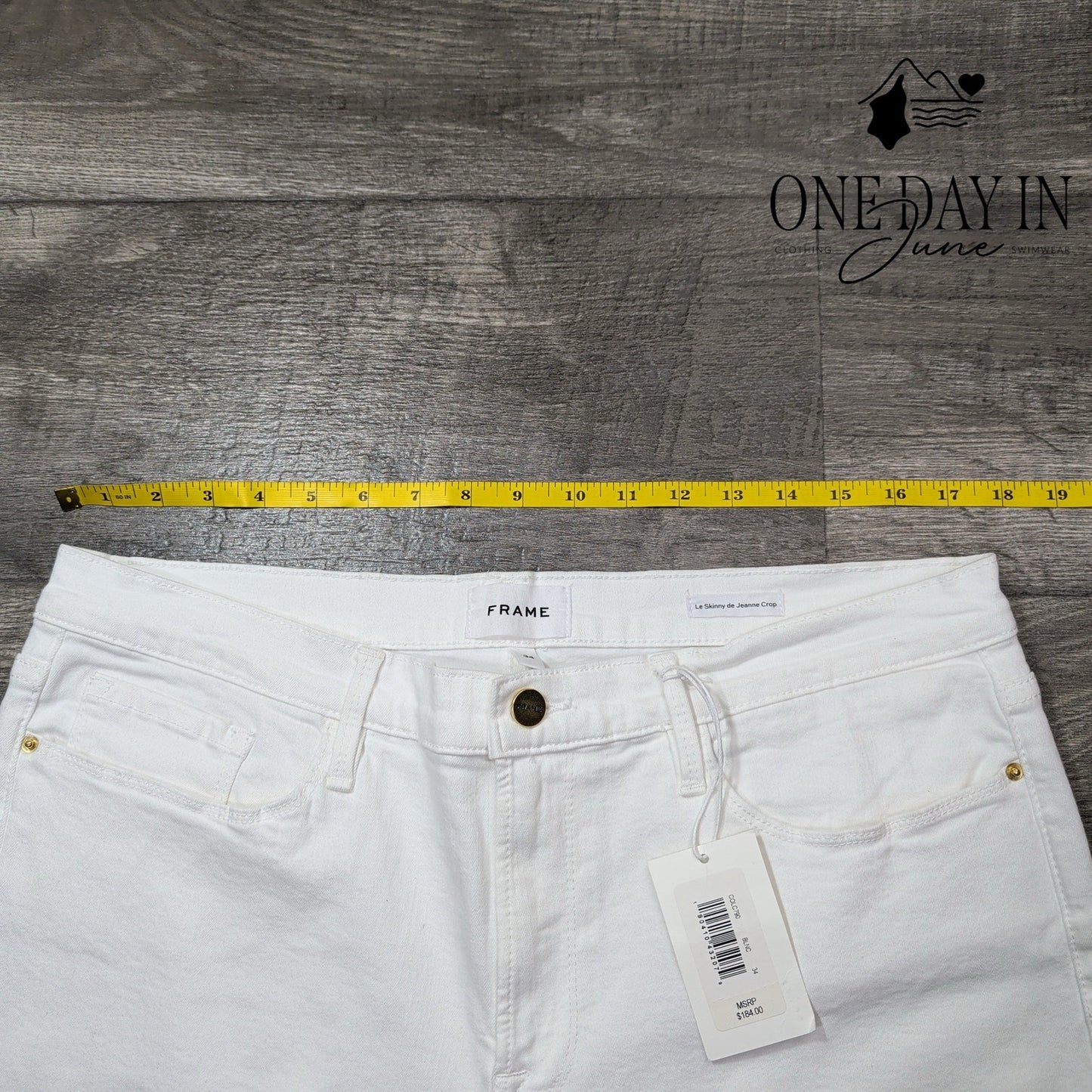 Frame Le Skinny De Jeanne Crop Jeans Size 18 (34)