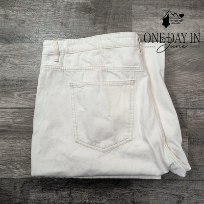 Cotton-On Mid Rise Relaxed Wide Leg Jeans Size 40X30