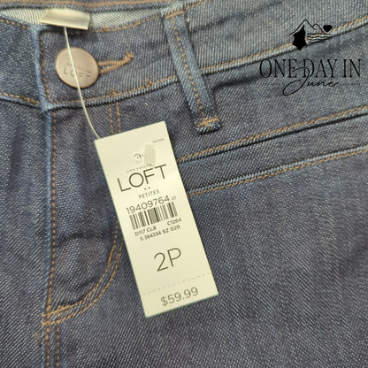 Loft Petite Original Bootcut Jeans Size 2P