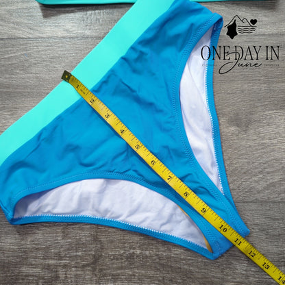 Adisputent Crop Bikini Swimsuit Size S