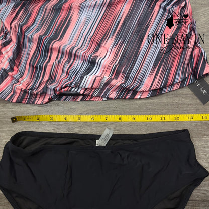 Tempt Me High Neck Tankini Swimsuit Size M