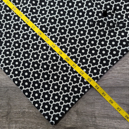 Talbots Pencil Skirt Black White Floral Print NWT Size 6