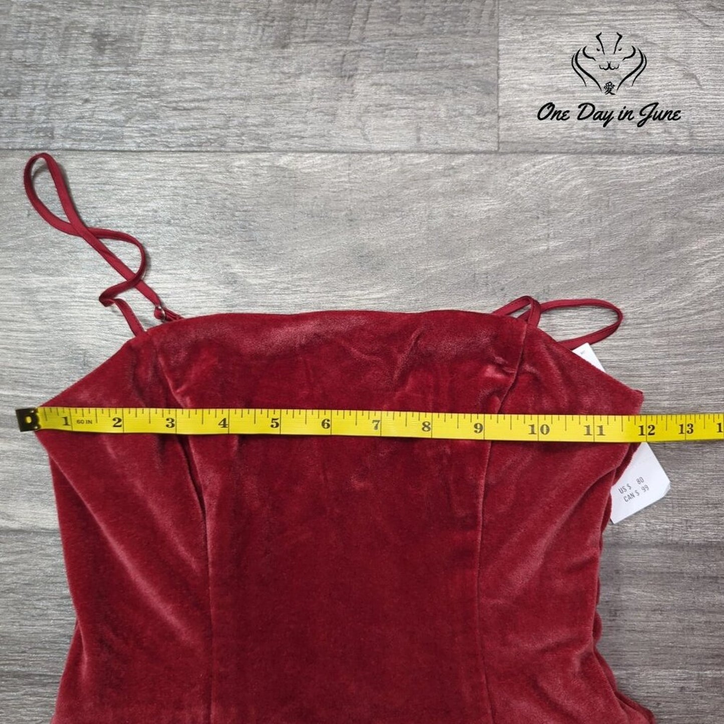 Abercrombie & Fitch Spaghetti Strap Velour Mini Dress Size XS