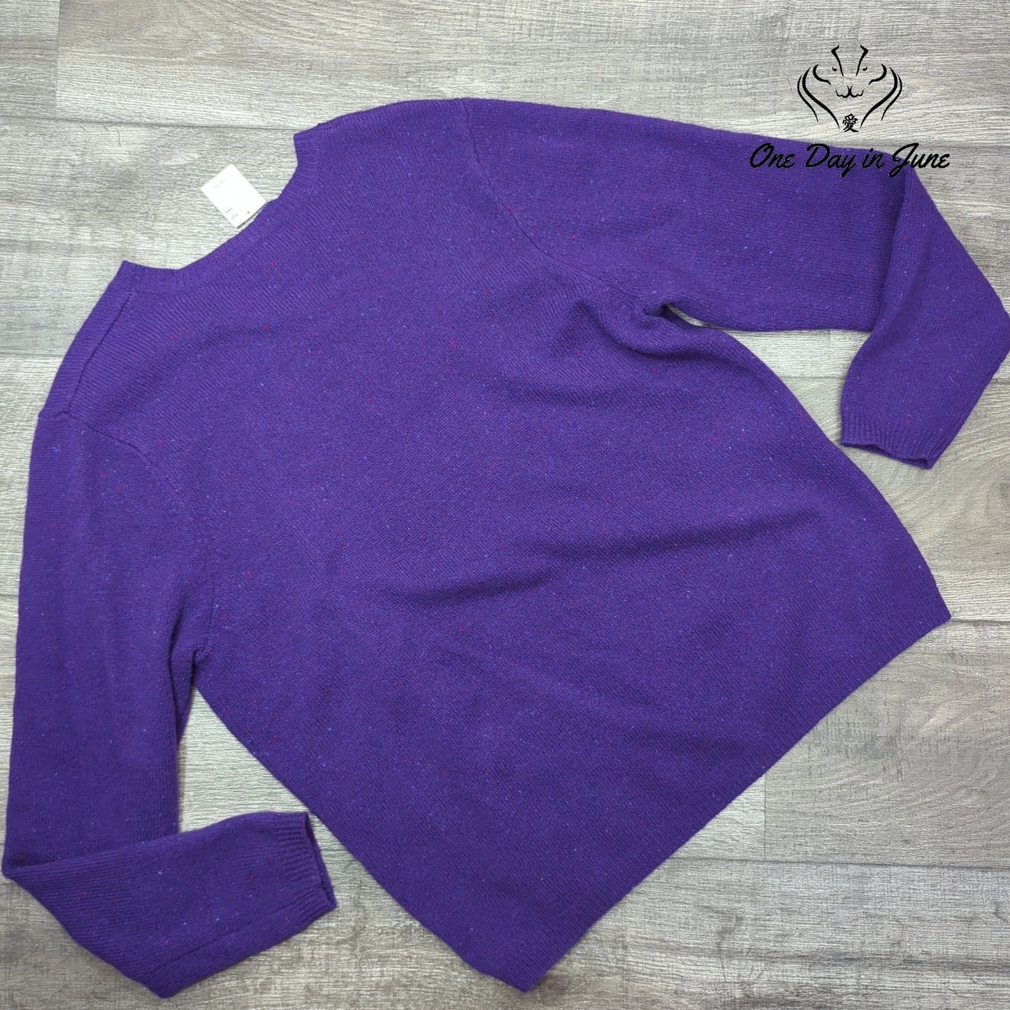 Venezia Jeans Lambswool Pull Over V Neck Sweater Size 14/16